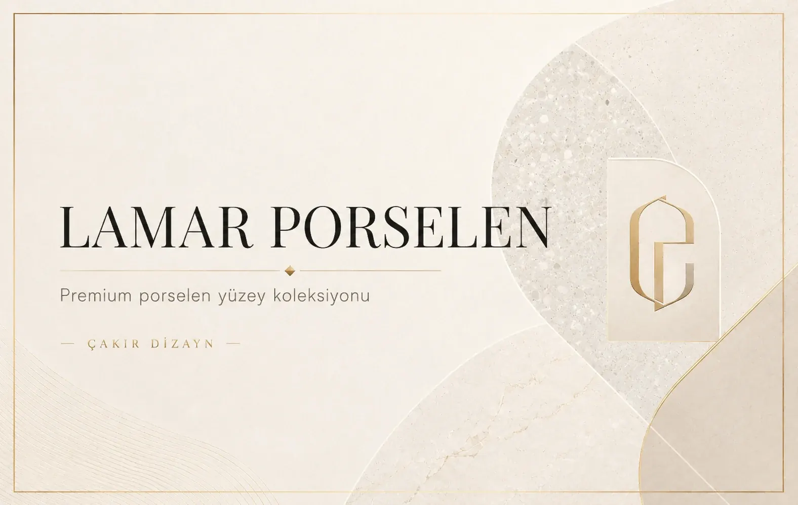 Lamar Porselen için Çakır Dizayn marka kimliği tarzında kategori görseli